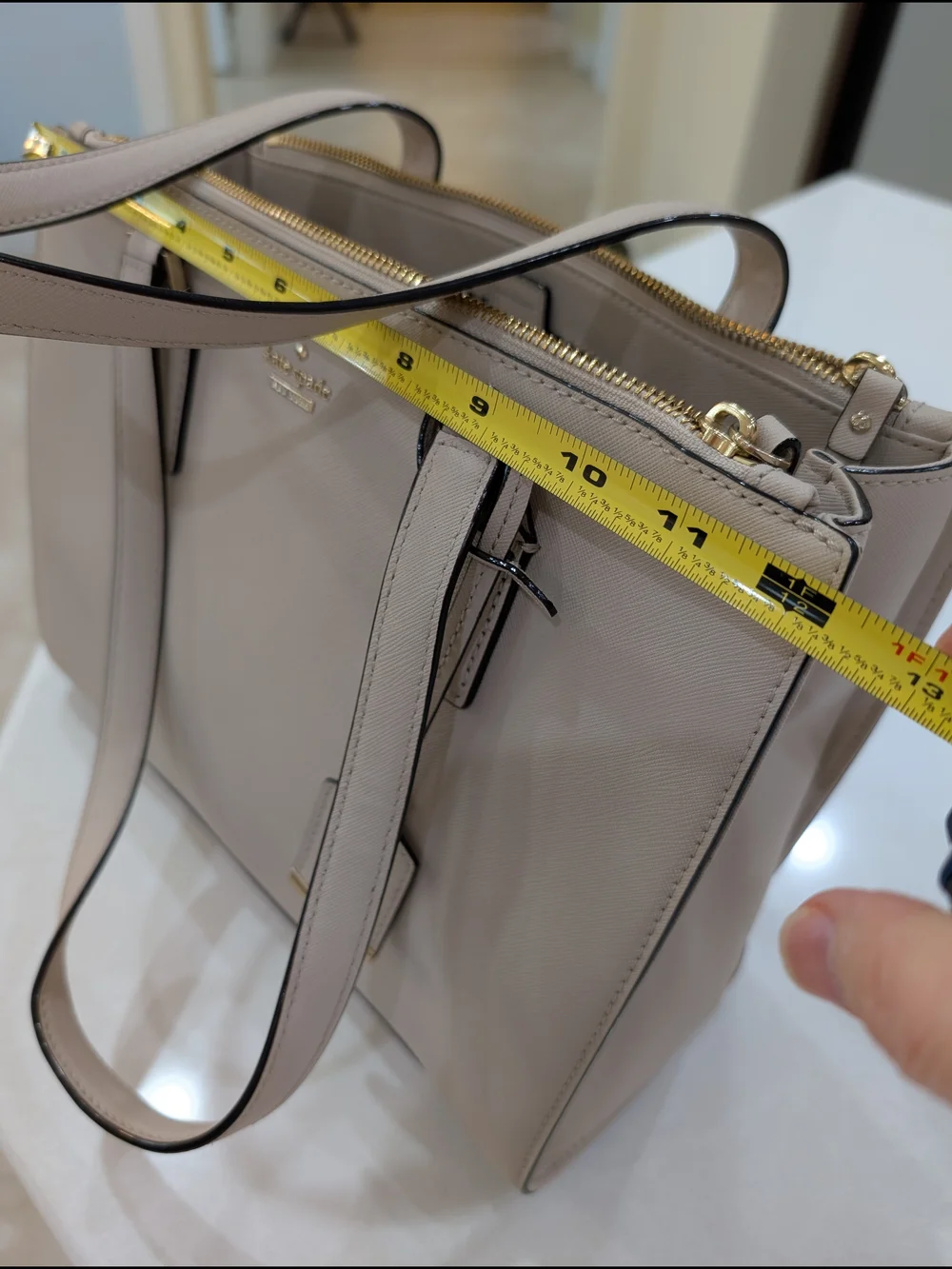Kate Spade Cream Medium Bag with Gold Hardware